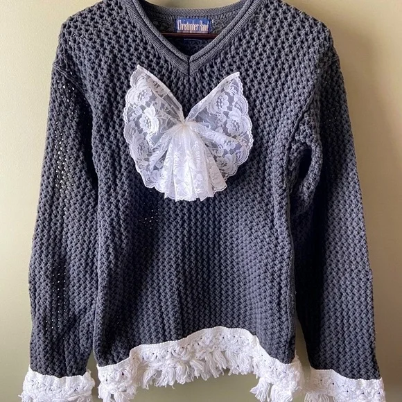 Free with Purchase 🌟 Vintage Mesh Sweater, Unisex, Custom Ugly Christmas Sweater - Picture 1 of 10